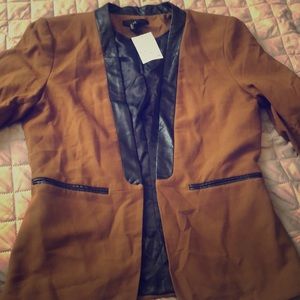 Brown blazer